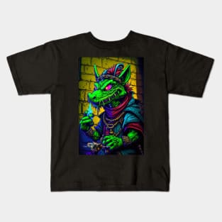 Kobold D&D Monster Graffiti Kids T-Shirt